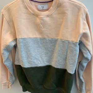Aritzia TNA pullover sweater - tricoloured XS